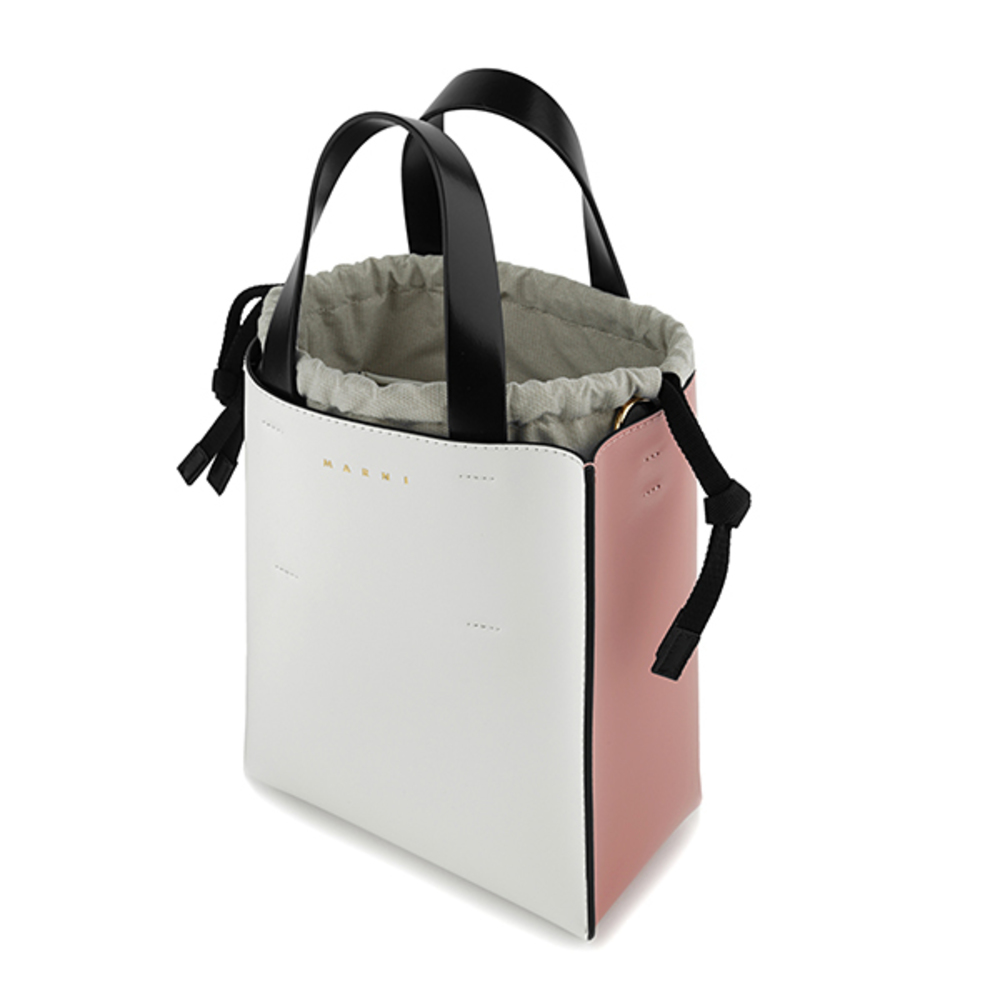 Marni Shoulder Bag Museo White Pink - Picture 4 of 9